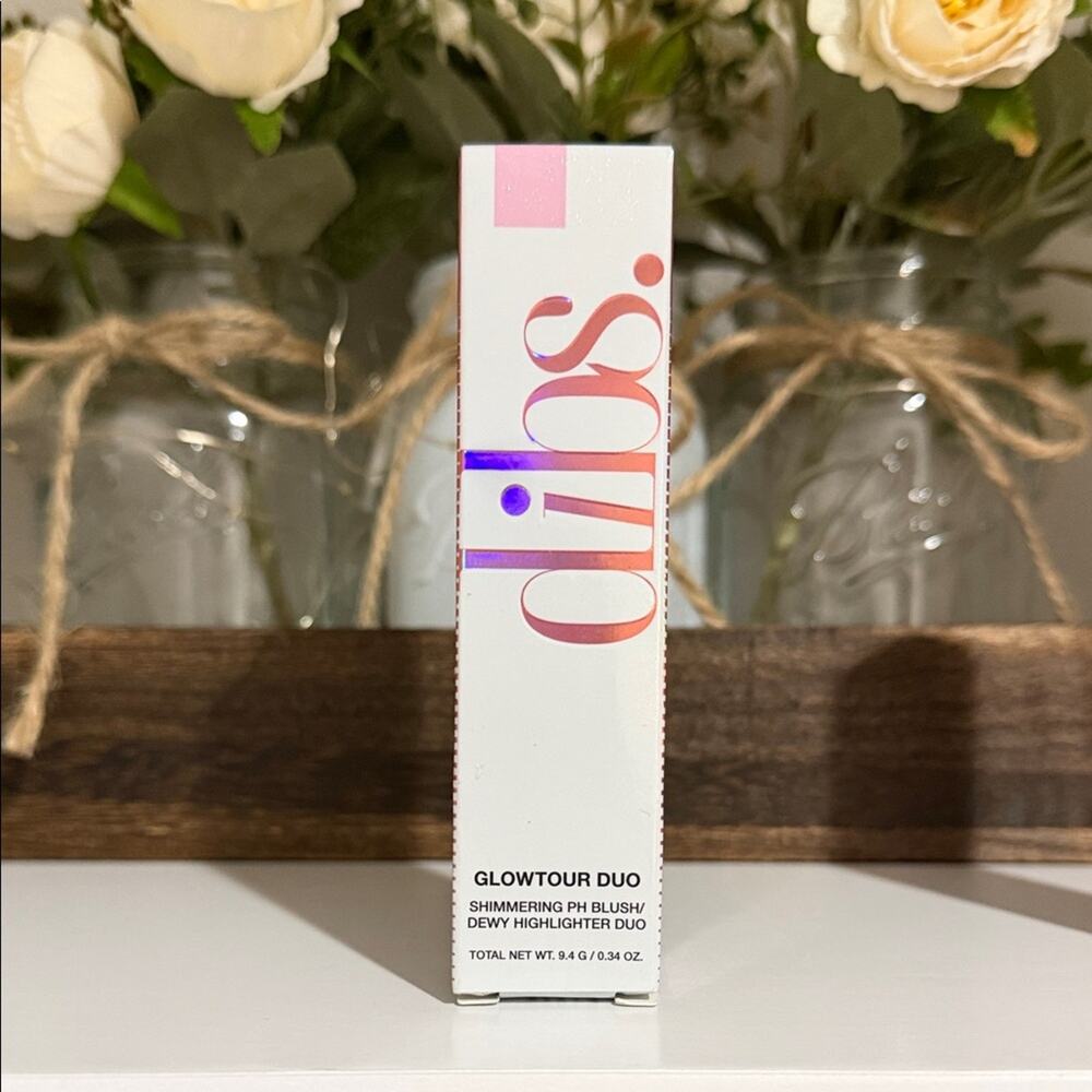 dibs Beauty Glowtour Duo – Shimmering pH Blush & Dewy Highlighter – NIB